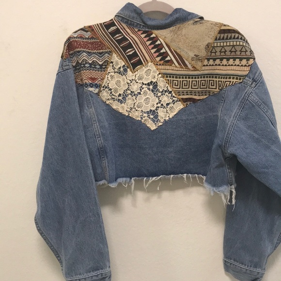 NWT 🎈LF Carmar cropped oversized denim coat - Picture 4 of 4